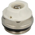Radiator vent valve 1/2&quot; with rotating nose self-sealing