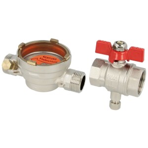 Allmess installation set EAT 1" DS6 without ball valves, 130 mm 2504000006