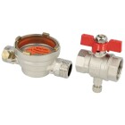 Allmess installation set EAT 1&quot; DS6 without ball valves, 130 mm 2504000006