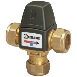 ESBE mixing valve VTA 323 up to 45°C compression fitting 22 mm 20-43°