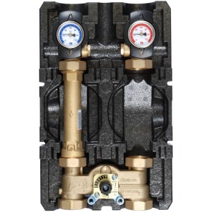 Modular heating circuit K34 DN 25 3-way mixing valve + bypass without pump