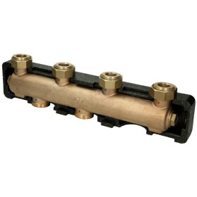 Block manifold with insulation for 2 boiler connection...