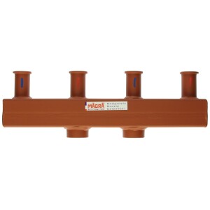 Magra heating manifold 2 heating groups with oval flange connection