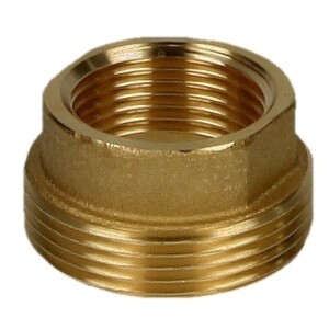 Screw-in element DN 25 1½" ET x 1" IT brass