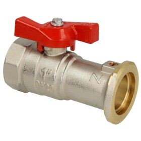 Ball valve Meibes-flange 1" x 1" IT with...
