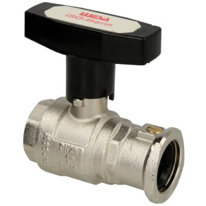 WESA-ISO-Therm pump ball valve IT / flange 1" x 1", gravity brake