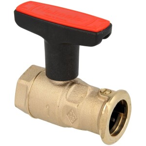 Heimeier pump ball valve Globo P 1" socket x flange with gravity brake 063004000