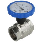 WESA-ISO-Therm ball valve blue 1&frac12;&quot; IT thermometer handle