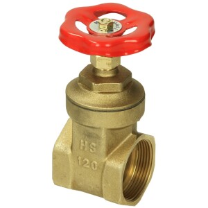 Socket gate valve 3/8" IT x 3/8" IT MS 58 up to 100°C TÜV-approved