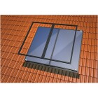 Single-sheet in-roof basic set 4plus slate 2 vertical meander/harp