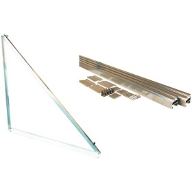Flat-roof mounting set 4plus 4 collectors meander or harp...