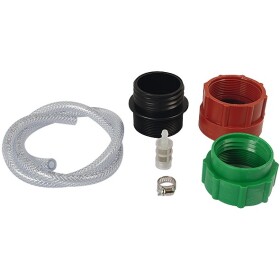Adapter set for canister threads DIN/DN 51, 71, barrel...