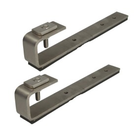 Roof anchor for rafter mounting