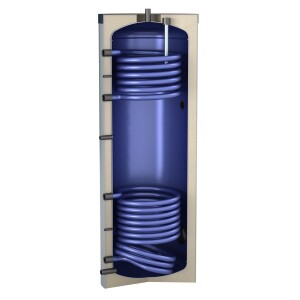 OEG solar storage tank TWS 200-2 with 2 smooth-pipe heat exchangers