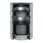 OEG buffer storage 2,250 litres with 2 smooth-pipe heat exchangers