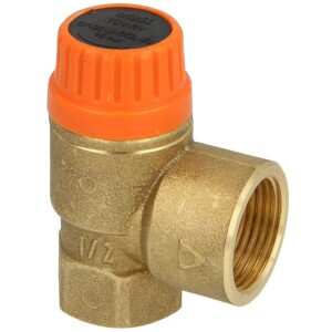 Safety valve 10 bar for solar ½" IT x ¾" IT (outlet)