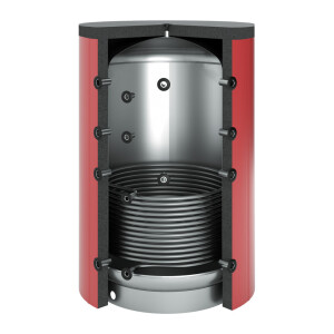 OEG Buffer storage tank 5,000 litres with 1 smooth pipe heat exchanger