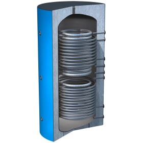 OEG Hygienic storage tank 1,000 litres with 2 smooth pipe...