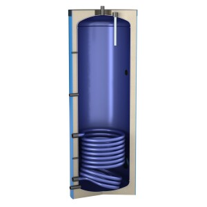 OEG Hot water storage tank 800 litres with 1 smooth pipe heat exchanger
