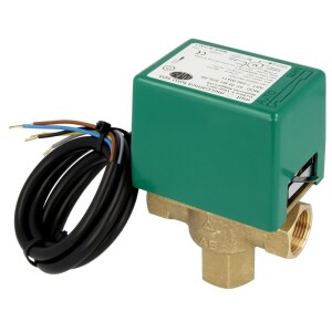 MUT 2-way zone valve solar ¾" IT with auxiliary micro switch