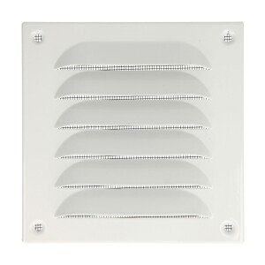 Weather protection grill aluminium traffic-white