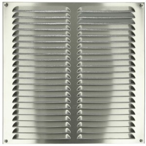 Upmann weather protection grill stainless steel V2A 400 x 400 mm