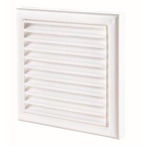 Ventilation grille Ø 100 mm, with round connection, length: 3 cm