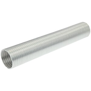 Flexible aluminium pipe, Ø 80 mm, effective length 620 to 2500 mm