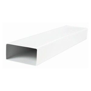 Upmann flat pipe 0.5 m, system 125 ext. dimensions: 152x70mm, 2mm thick