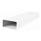 Upmann flat pipe 1 m, system 125 152x70mm, 2mm thick