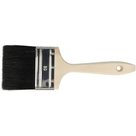 Varnish brush 80 mm natural-synthetic bristle mix, black