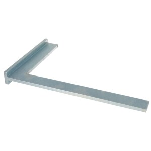 Locksmiths square 200 mm x 130 mm with stop zinc-coated steel