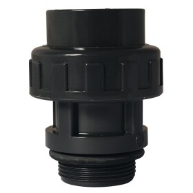 PVC fitting with O-ring 50 mm x 1&frac12;&quot; ET 10 bar