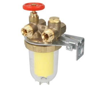 Oventrop Fuel oil filter double-line Oilpur S with shut-off valve 2120561