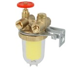 Oventrop Heating oil filter 2-line oilpur Siku 3/8&quot; IT both ends shut-off valve 2120261