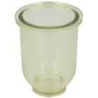 Transparent filter cup (suction op.) for 3/8&quot;, &frac12;&quot; oil filters