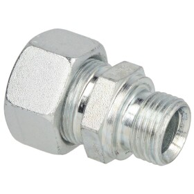 Male stud coupling 1" x 28 mm with cylindrical thread