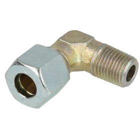 Male stud elbow 1/4 x 10 mm with conical thread