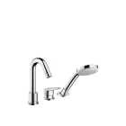 Hansgrohe Logis 3-hole single-lever bath mixer rim-mount 71310000