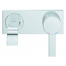 Grohe Allure mitigeur de lavabo 2 trous encastr&eacute;...