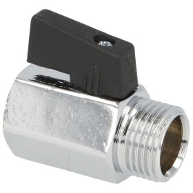 Ball valve 1/8" IT/ET chrome-plated brass