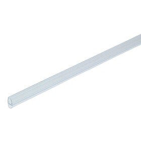 Universal sealing for shower doors with round lip,...