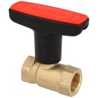 Heimeier red brass ball valve Globo H 1 1/4&quot; IT/IT, with T-handle, 0600-05.000 060005000