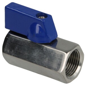 Mini ball valve 3/8" IT/IT stainless steel