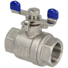Ball valve with wing handle 3/4&quot; IT/IT stainless steel