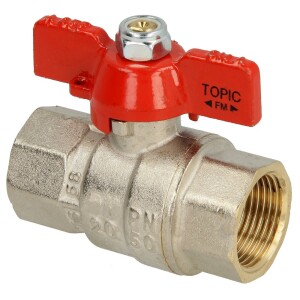 Topic ball valve 3/4" IT/IT with wing handle