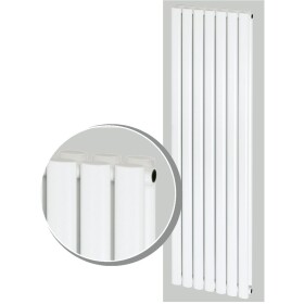 OEG radiateur design Malden 866 W raccord central blanc