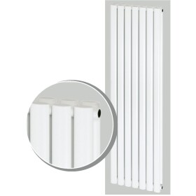 OEG radiateur design Malden 1513 W raccord central blanc