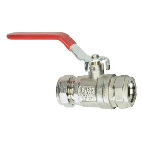 Brass ball valve with clamp ring joint both ends &Oslash;...