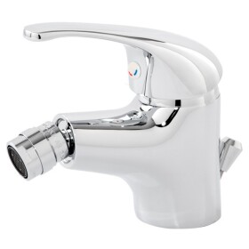 Bidet single lever mixer Mix chrome, with waste set